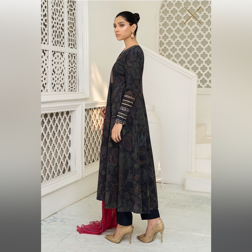 Maria. B. Winter Dress - Picture 3 of 11